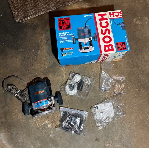 Bosch electronic plunge router - bosch,