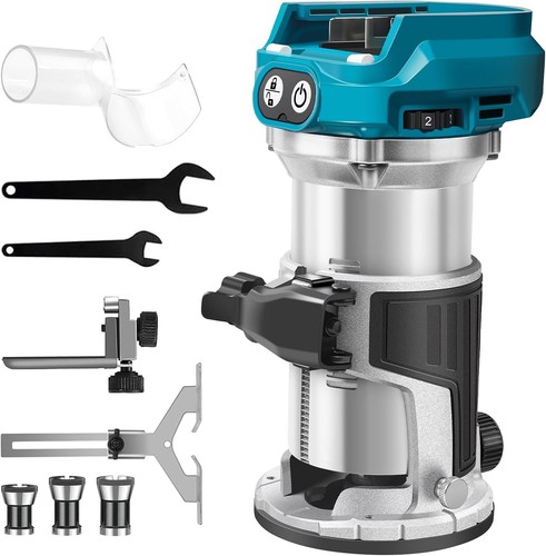 Cordless compact wood router - wood,