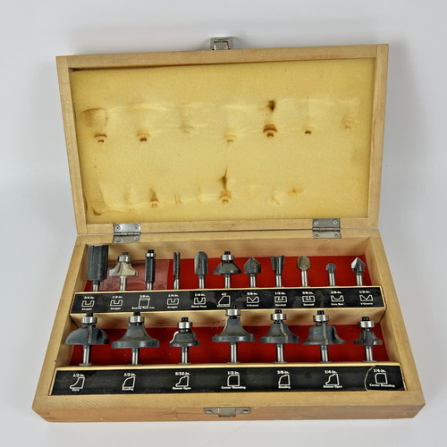Craftsman router bit set - 15, pc