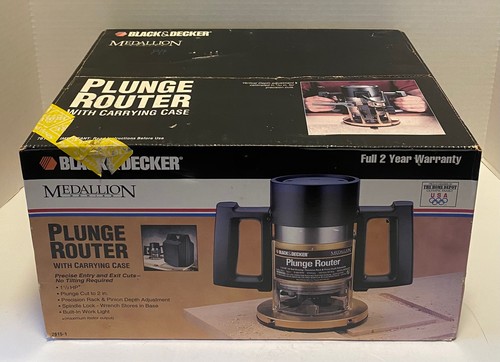 Black decker 7615 plunge - black,